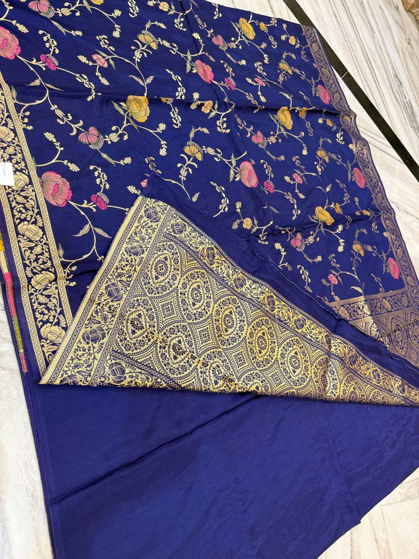 Exclusive Russian Viscose Meena Banarasi Silk Saree