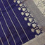 Exclusive pure handmade Katan kaduwa golden lotus Banarasi silk saree