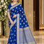 Luxurious Neeta Ambani pure handmade katan peacock design weaving traditional Banarasi silk saree