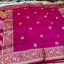 Luxurious pure handmade khaduwa katan boota with rangkaat border Banarasi silk dupatta