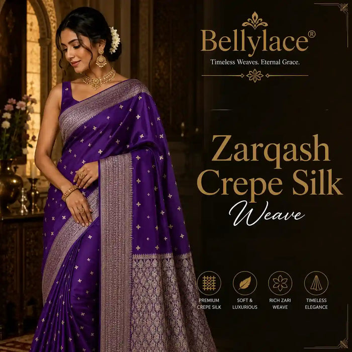 Zarqash Crepe Silk