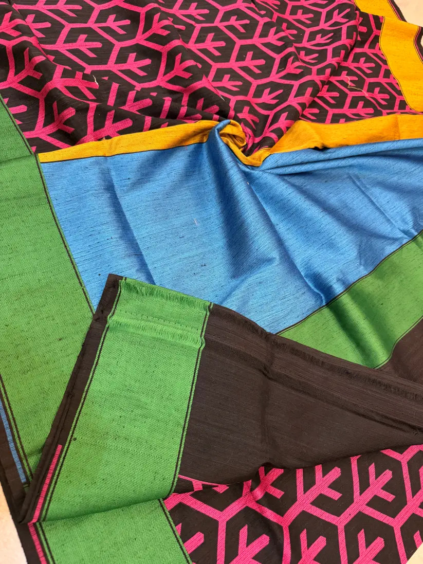 exclusive Banarasi linen saree