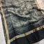 exclusive pure organza Arshi  crush dye Banarasi saree