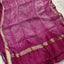 exclusive pure organza Arshi  crush dye Banarasi saree