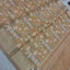 Exclusive Semi Kota Tissue Meena Embroidery Banarasi Silk Saree