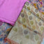 Piece Banarasi Tissue Embroidery  Silk Suit